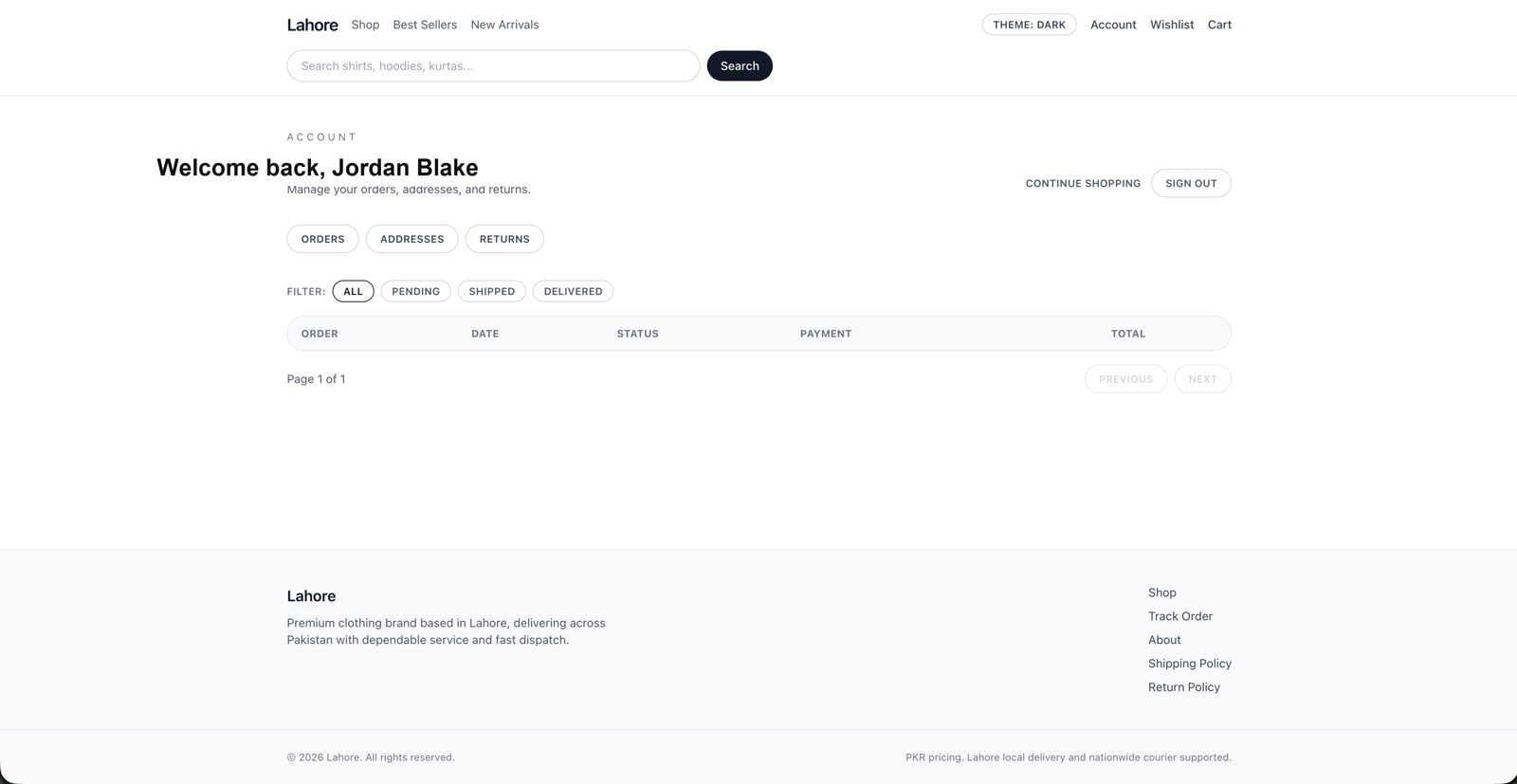 Fashion Ecommerce — screenshot 4